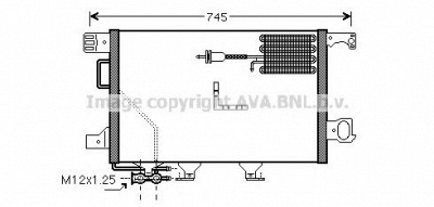 AVA QUALITY COOLING msa5361 -  Конденсатор, кондиционер